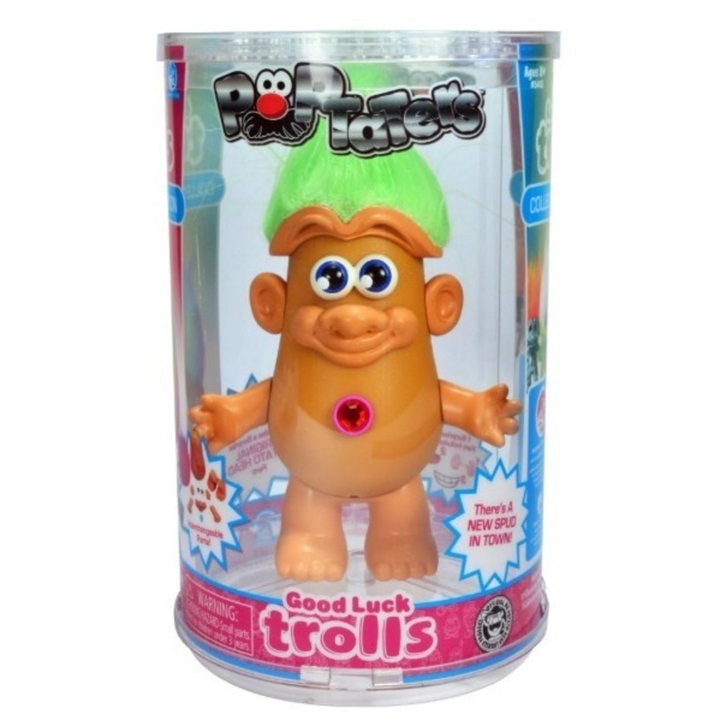 PopTaters- Troll 4 Inch Poptater Figure | Purple Good Luck Troll New in Package!